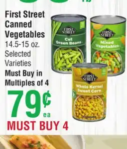 Smart & Final First Street Canned Vegetables offer