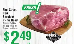 Smart & Final First Street Pork Shoulder Picnic Roast offer