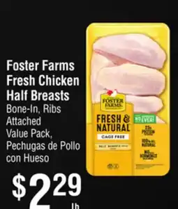 Smart & Final Foster Farms Fresh Chicken Half Breasts offer