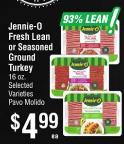 Smart & Final Jennie-O Fresh Lean or Seasoned Ground Turkey offer
