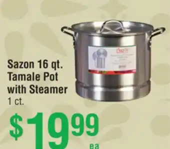 Smart & Final Sazon 16 qt. Tamale Pot with Steamer offer