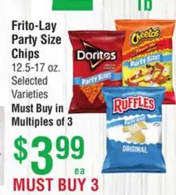 Smart & Final Frito-Lay Party Size Chips offer