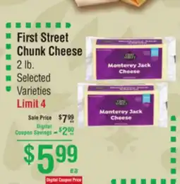 Smart & Final First Street Chunk Cheese offer