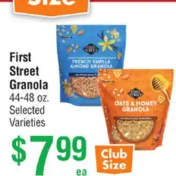 Smart & Final First Street Granola offer