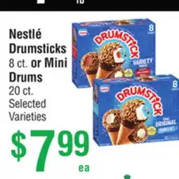 Smart & Final Nestlé Drumsticks or Mini Drums offer