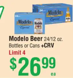 Smart & Final Modelo Beer offer