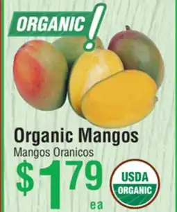 Smart & Final Organic Mangos offer