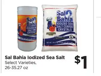 Food 4 Less Sal Bahia Iodized Sea Salt offer
