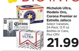 Food 4 Less Michelob Ultra, Modelo Oro, Corona Premier or Estrella Jalisco offer
