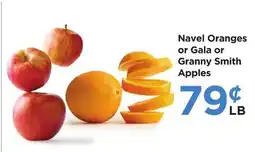 Food 4 Less Navel Oranges or Gala or Granny Smith Apples offer