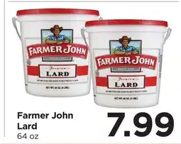 Food 4 Less Farmer John Lard offer