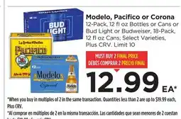 Food 4 Less Modelo, Pacifico or Corona offer