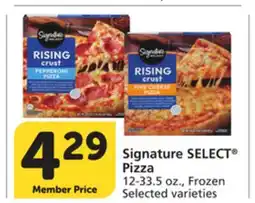 Vons Signature SELECT Pizza offer