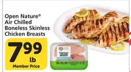 Vons Open Nature Air Chilled Boneless Skinless Chicken Breasts offer