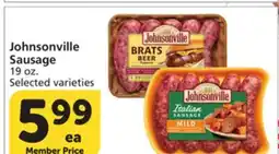 Vons Johnsonville Sausage offer
