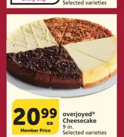 Vons Overjoyed Cheesecake offer
