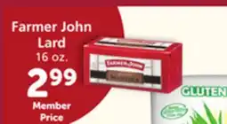 Vons Farmer John Lard offer