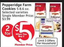 Vons Pepperidge Farm Cookies offer