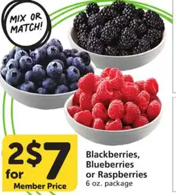 Vons Blackberries, Blueberries or Raspberries offer