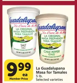 Vons La Guadalupana Masa for Tamales offer