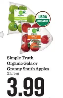 Mariano's Simple Truth Organic Gala or Granny Smith Apples offer