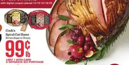 Mariano's Cook's Spiral Cut Hams offer