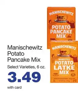 Mariano's Manischewitz Potato Pancake Mix offer