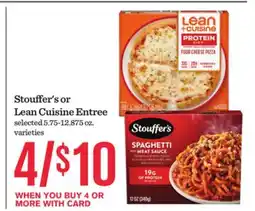 Mariano's Stouffer's or Lean Cuisine Entree offer