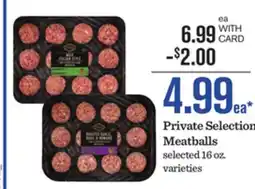 Mariano's Private Selection Meatballs offer