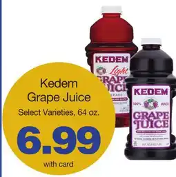 Mariano's Kedem Grape Juice offer