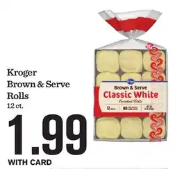 Mariano's Kroger Brown & Serve Rolls offer