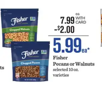 Mariano's Fisher Pecans or Walnuts offer
