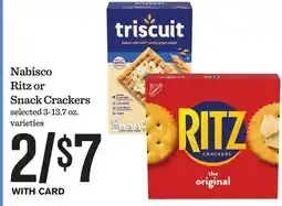 Mariano's Nabisco Ritz or Snack Crackers offer
