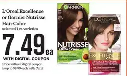 Mariano's L'Oreal Excellence or Garnier Nutrisse Hair Color offer