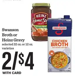 Mariano's Swanson Broth or Heinz Gravy offer