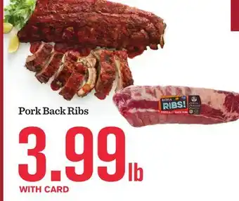 Mariano's Pork Back Ribs offer