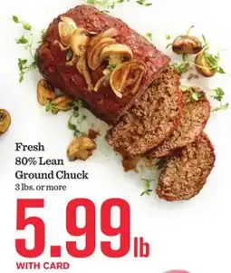 Mariano's Fresh 80% Lean Ground Chuck offer