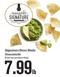 Mariano's Signature Store Made Guacamole offer