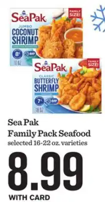Mariano's Sea Pak Family Pack Seafood offer