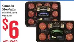Mariano's Carando Meatballs offer