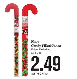 Mariano's Mars Candy Filled Canes offer