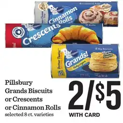 Mariano's Pillsbury Grands Biscuits or Crescents or Cinnamon Rolls offer