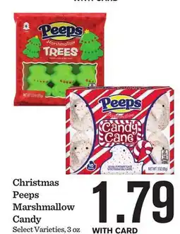 Mariano's Christmas Peeps Marshmallow Candy offer