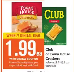 Mariano's Club or Town House Crackers offer
