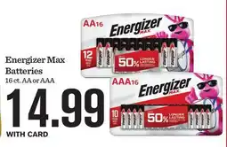 Mariano's Energizer Max Batteries offer