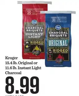 Mariano's Kroger 15.4 lb. Original or 11.6 lb. Instant Light Charcoal offer