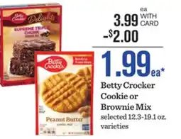 Mariano's Betty Crocker Cookie or Brownie Mix offer