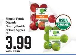 Mariano's Simple Truth Organic Granny Smith or Gala Apples offer