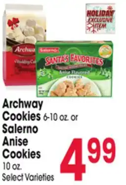 Jewel-Osco Archway Cookies 6-10 oz. or Salerno Anise Cookies 10 oz offer