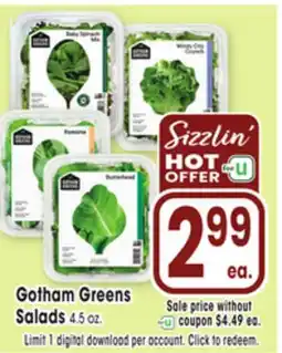 Jewel-Osco Gotham Greens Salads offer